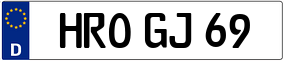 Truck License Plate